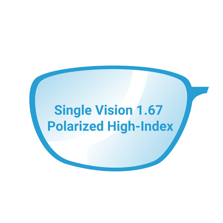 Single Vision 1.67 Polarized High Index Lenses LensFactory